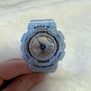 Blue and white Baby-G protection men watch. Never been worn